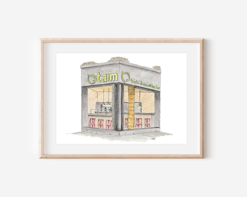 Custom First Date Drawing or Painting - Anniversary Pen and Ink or Watercolor