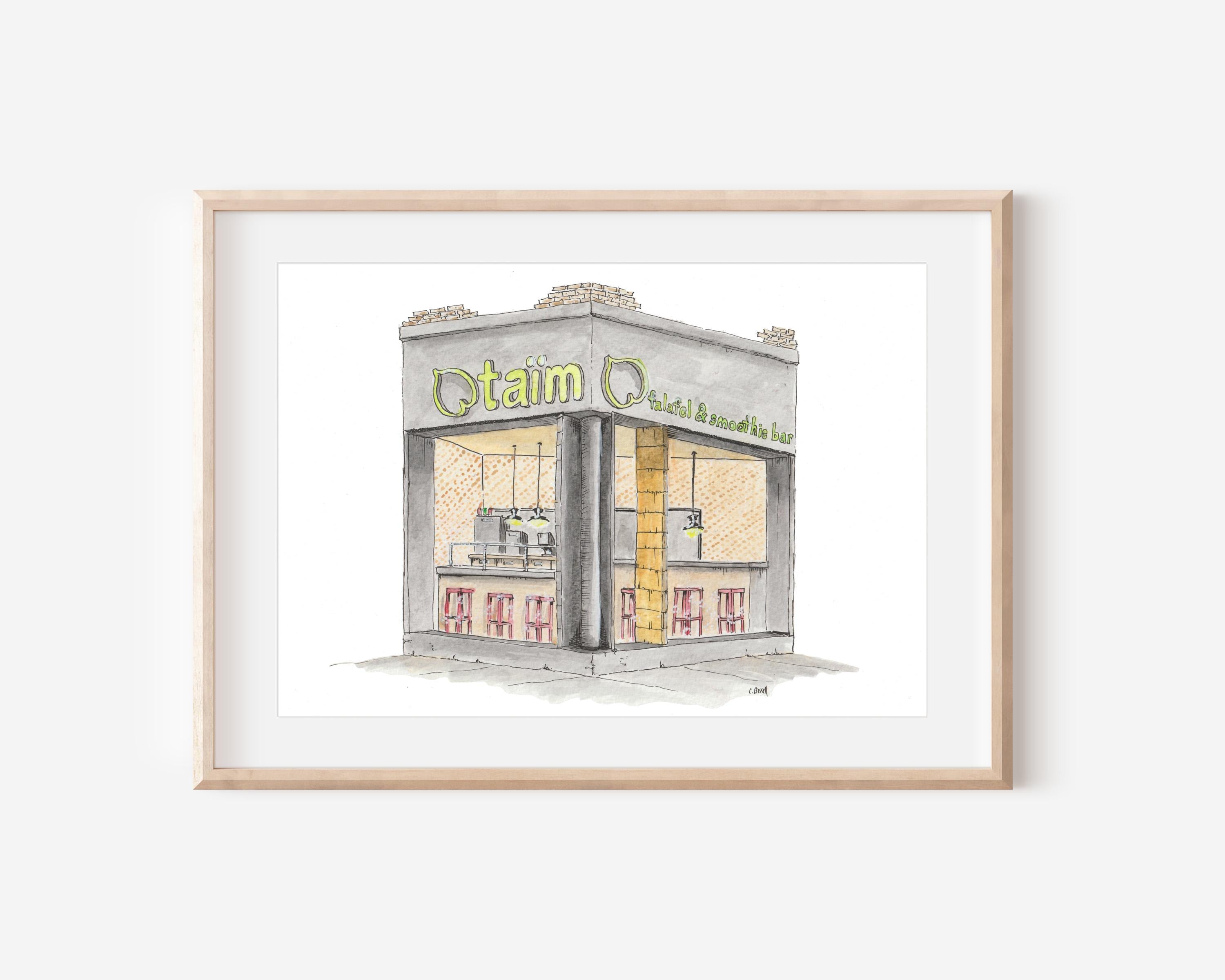 Custom First Date Drawing or Painting - Anniversary Pen and Ink or Watercolor