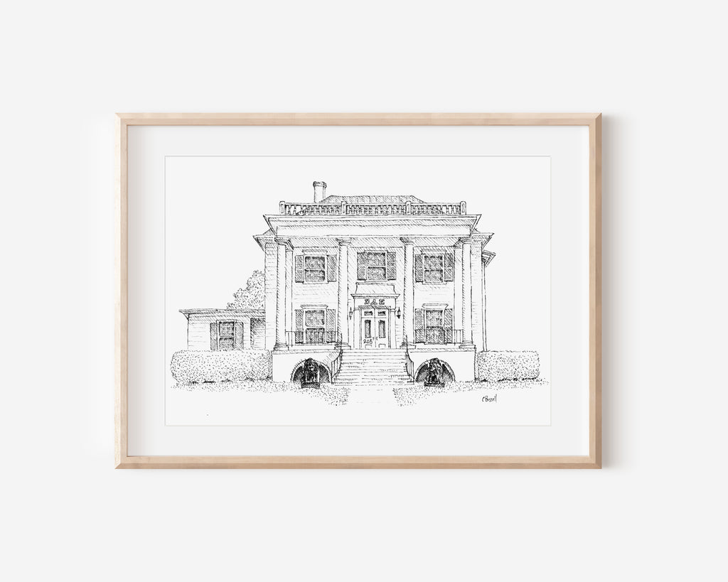 Washington and Lee University Fraternity Print