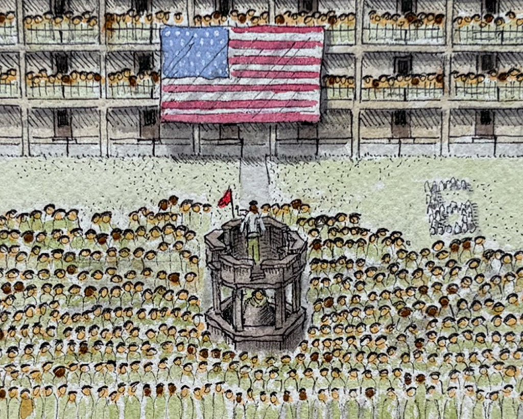 VMI Class of '29 Breakout: Original Watercolor Painting