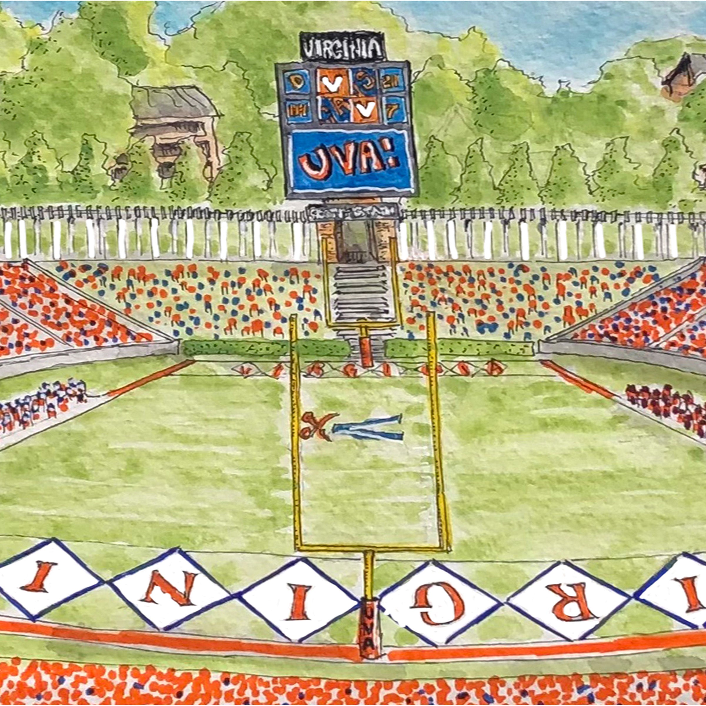 Scott Stadium Premium Print - University of Virginia