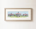 James Madison University Watercolor Print, JMU Wilson Hall