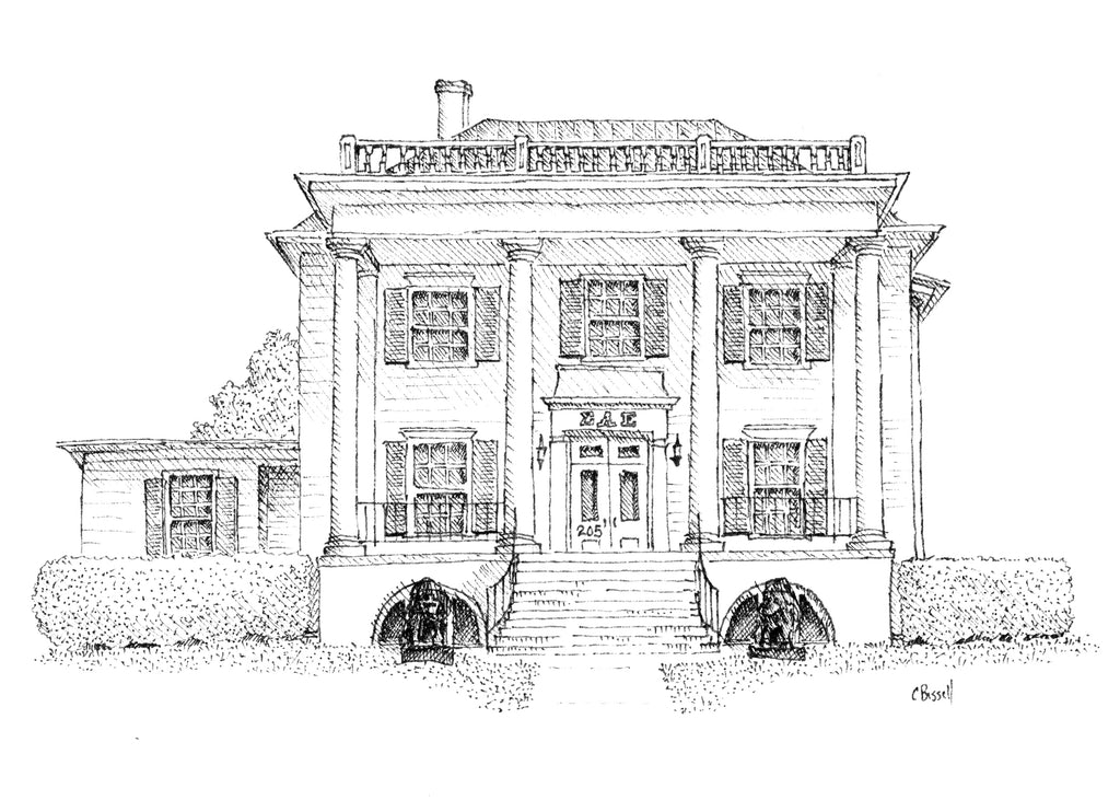 Washington and Lee University Fraternity Print