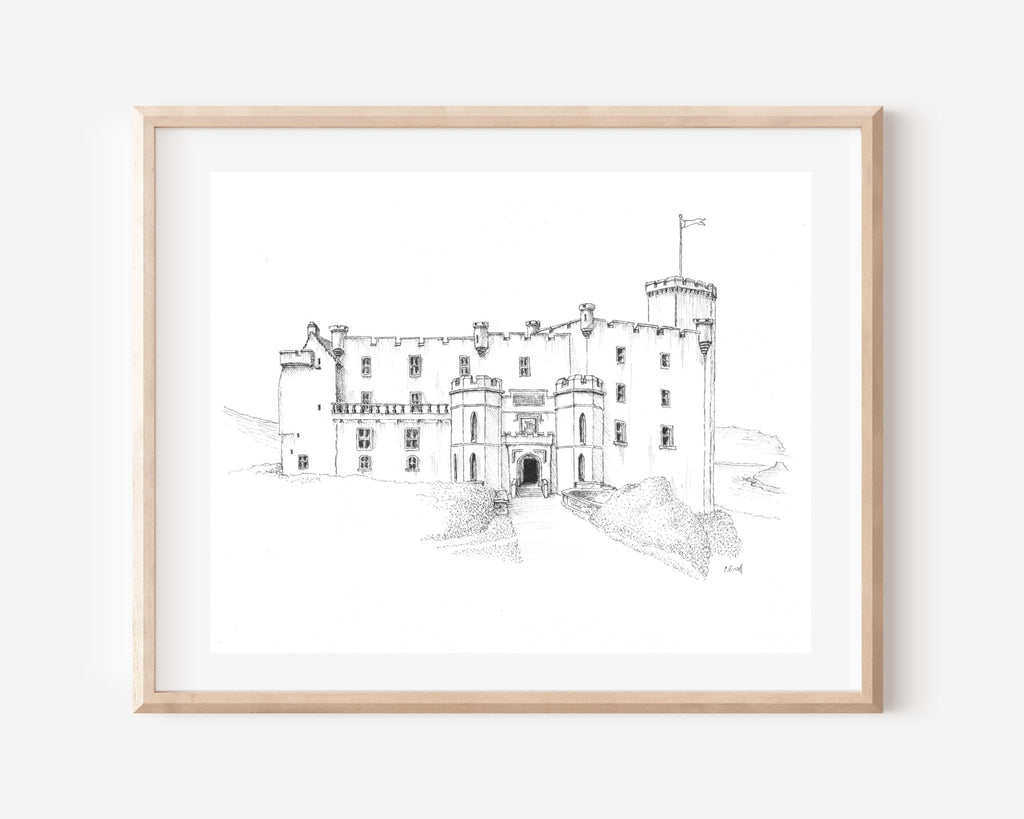 Custom Pen and Ink House Drawing: Hand - Drawn Home Portrait - Mill Creek Art Co.