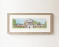 University of Virginia Rotunda Print: UVA Art in Watercolor